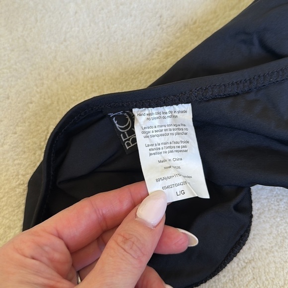 Becca Black Crochet Sides Bikini Bottom - Picture 3 of 3